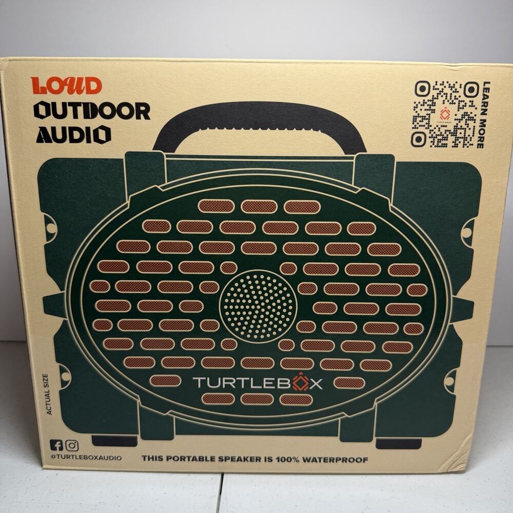 NEW Turtlebox Gen 3 Bluetooth Speaker – Green